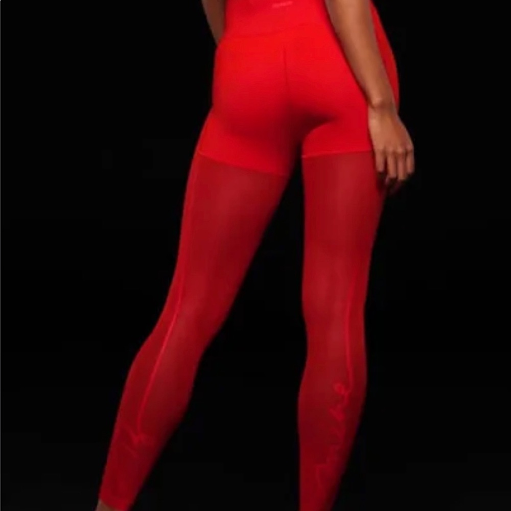 SOLD -  IVY PARK X ADIDAS “Be Mine” red tights/leggings - *BRAND NEW*